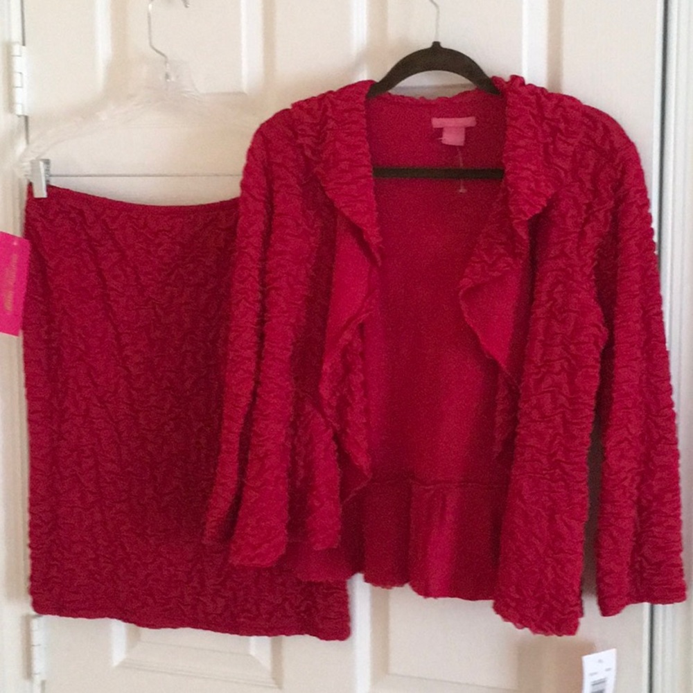 Red suit